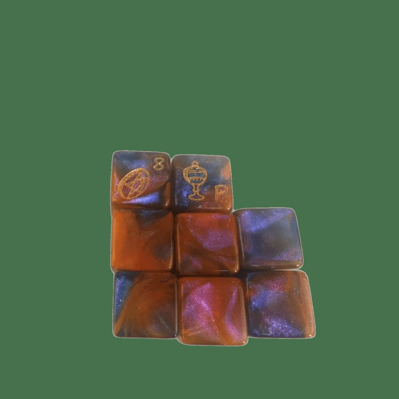Customized Logo Personalized Unique Colored Dice D6 Polyhedral And Table Games Acrylic Resin Dice Casino Dice Set