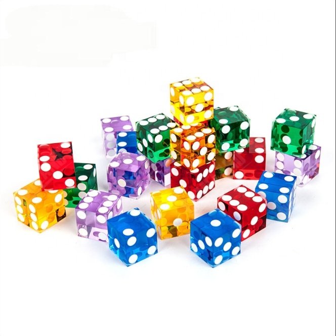 2024 Best Sell High Quality Casino Dice 19mm Razor Edge Precision Casino Dice