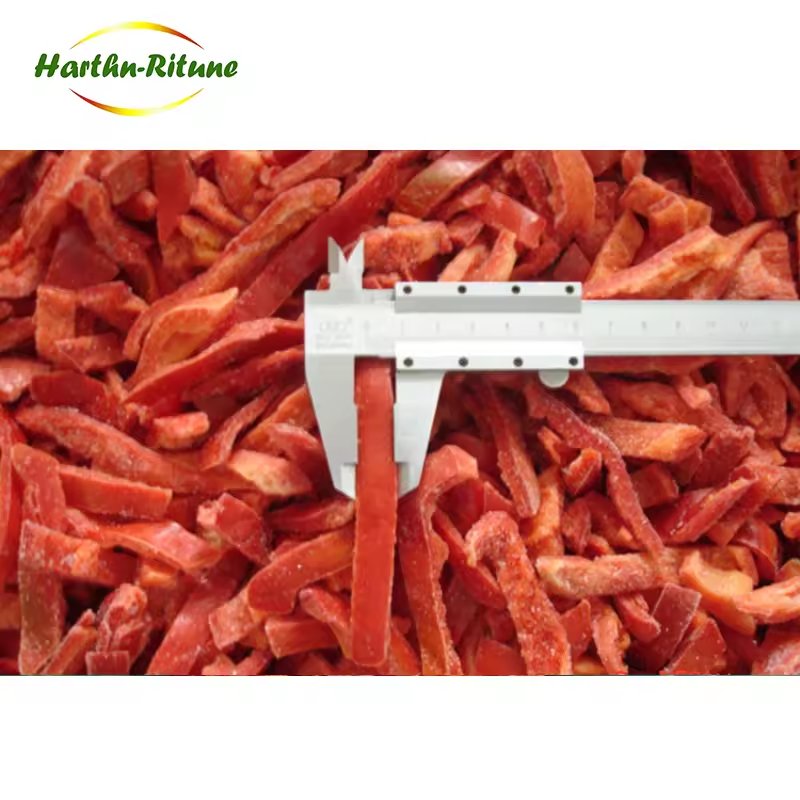 2024 new frozen vegetables iqf chili frozen red pepper diced