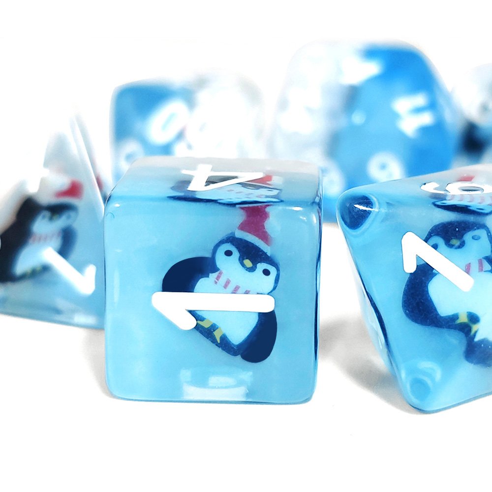 Wholesale Custom 7 pcs Resin Dice For Dnd Rpg Polyhedral Dice Set For Board Or Card Games Dungeons And Dragons Dice