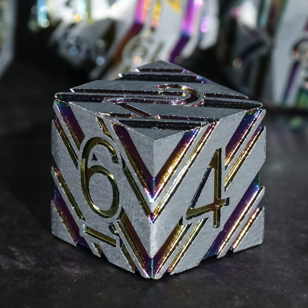 Metal Dice DND Role-Playing dice D&D polyhedral dice Suitable for Dungeons and Dragon RPG Table Games