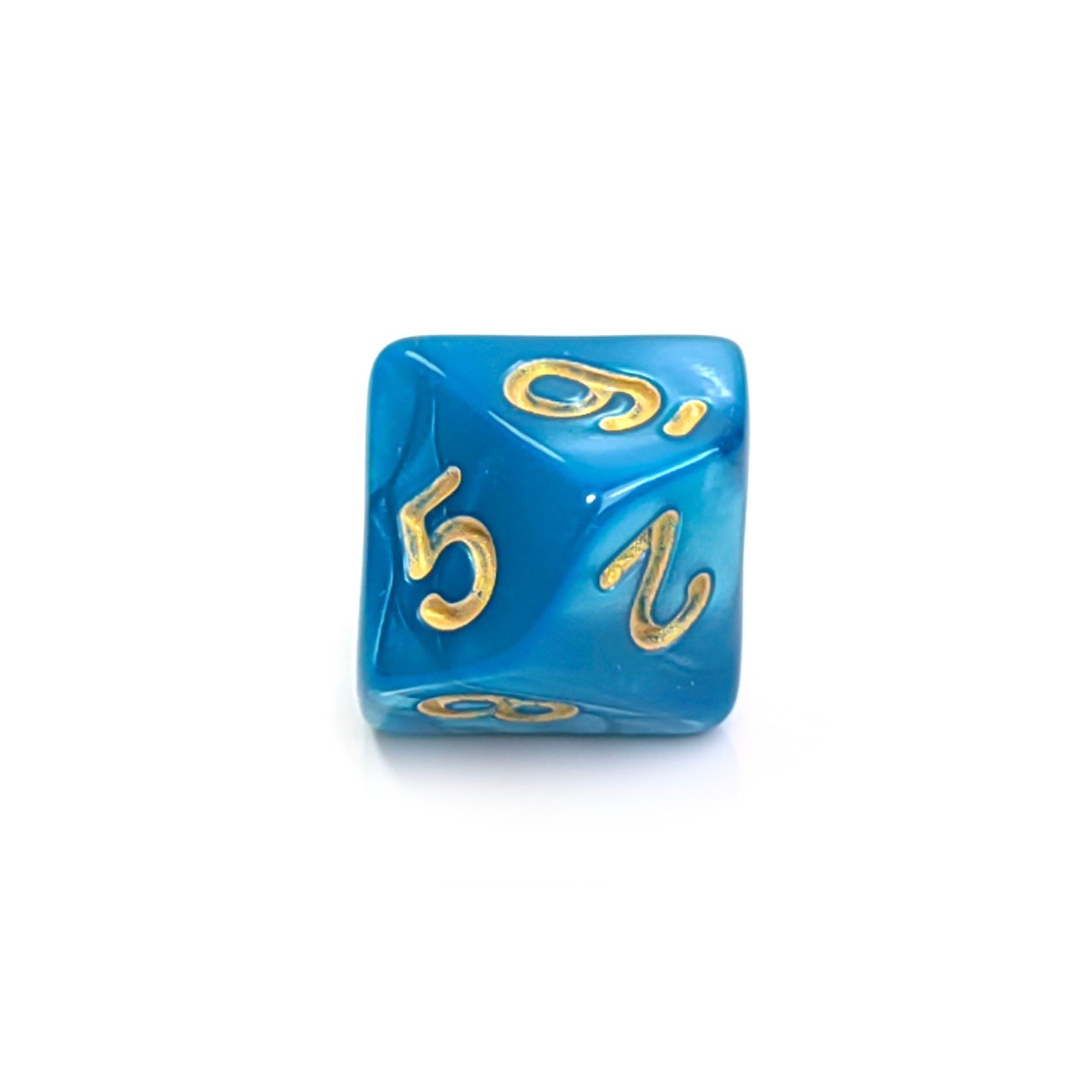 high quality d10 16mm dice multi colorful Pearl pattern acrylic round corner dice beads for Puzzle rpg games