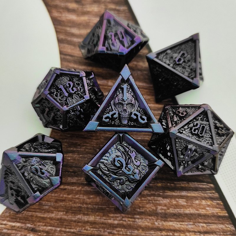 Metal Dice Wholesale DND Unique Retro Gift RPG Role Playing Game