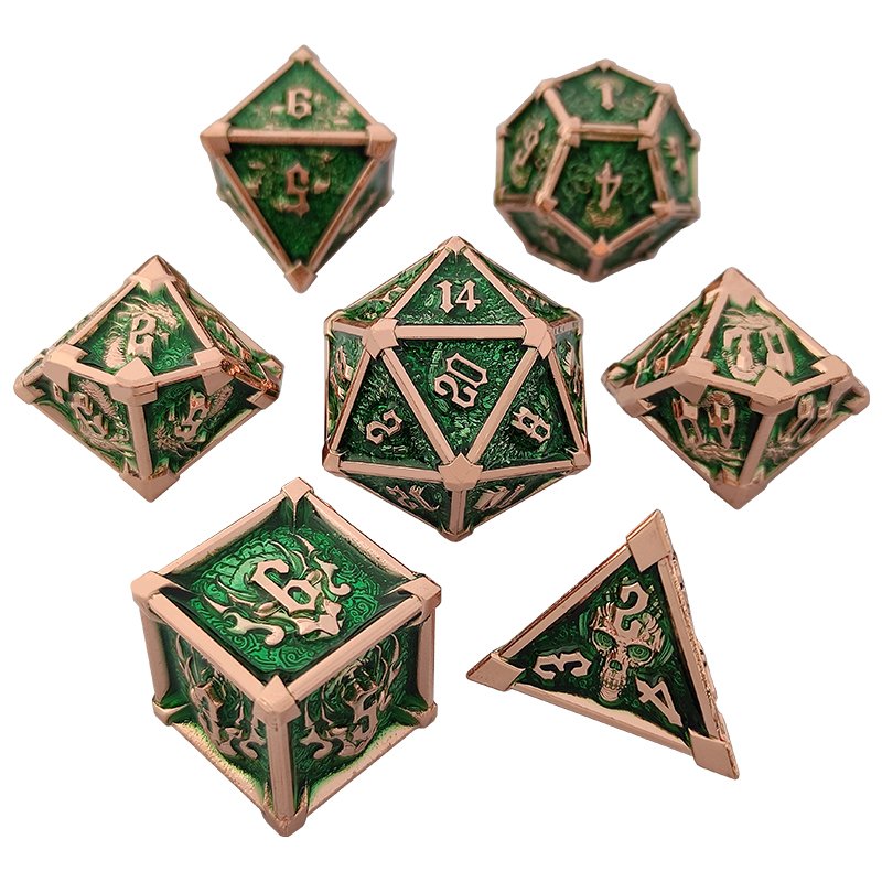 Metal Dice Wholesale DND Unique Retro Gift RPG Role Playing Game