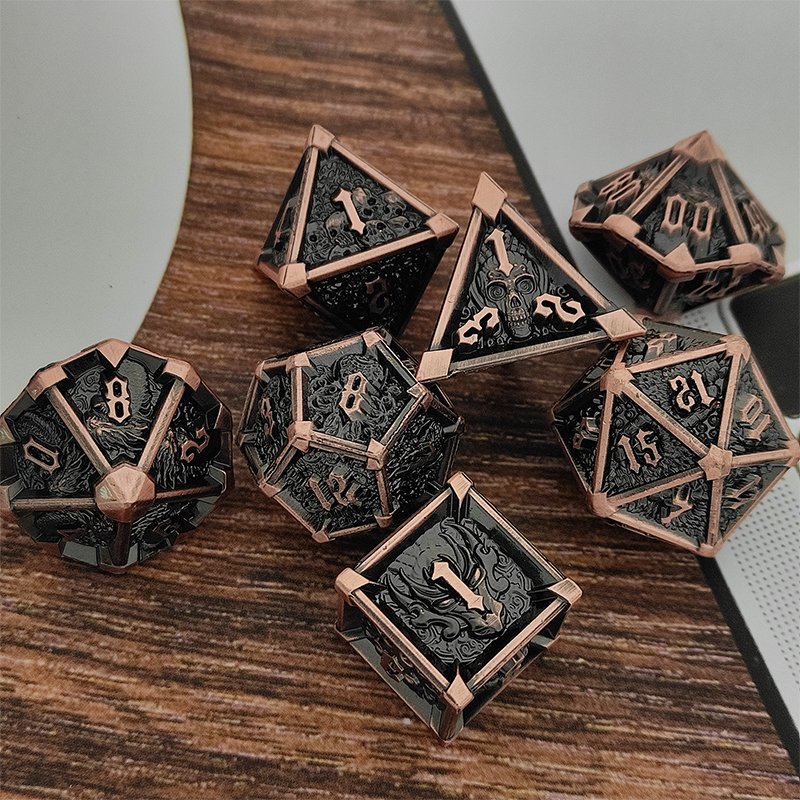 Metal Dice Wholesale DND Unique Retro Gift RPG Role Playing Game