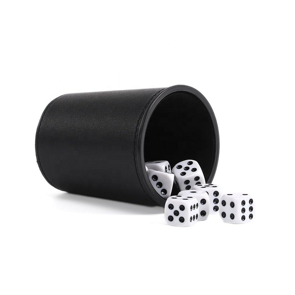 Customized High Quality Dice Cups For Gambling Games Personalized Round Game Dice Shaker Cup Set