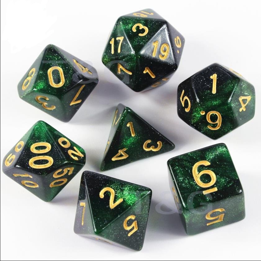 Custom Printed Dice Resin 6 Sides Board Dice Plastic 16mm 30mm 40mm D4 D6 D8 D10 D12 D20 Acrylic Story Dice DND for Board Game