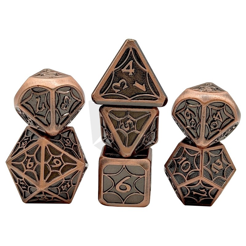 Custom D&D RPG polyhedral dragon dice making d6 D10 D20 Dungeons and Dragons Dragon DND Metal Dice set
