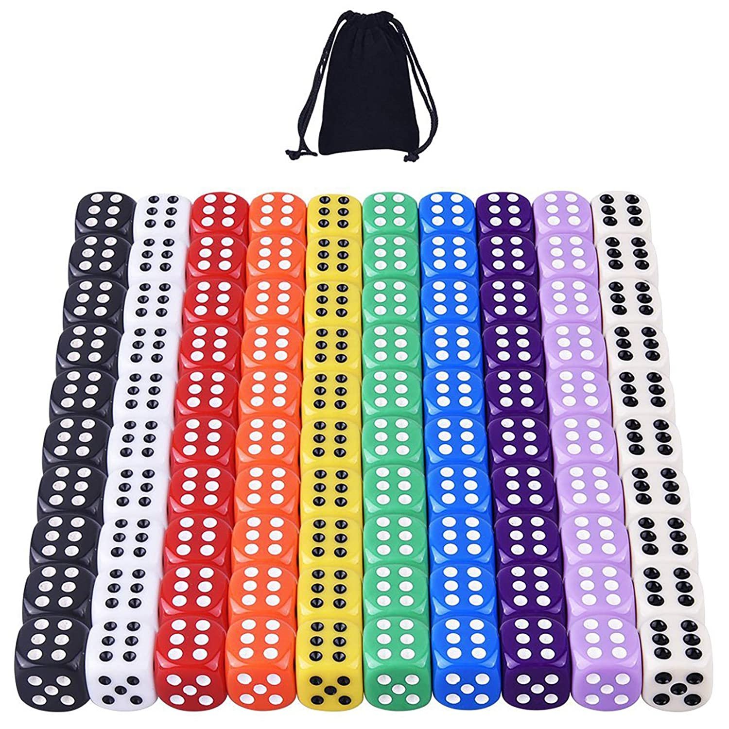 Custom 1 side logo die 16mm 18mm 20mm rounded/square Corner dice Acrylic engraved Dot Dice for game set