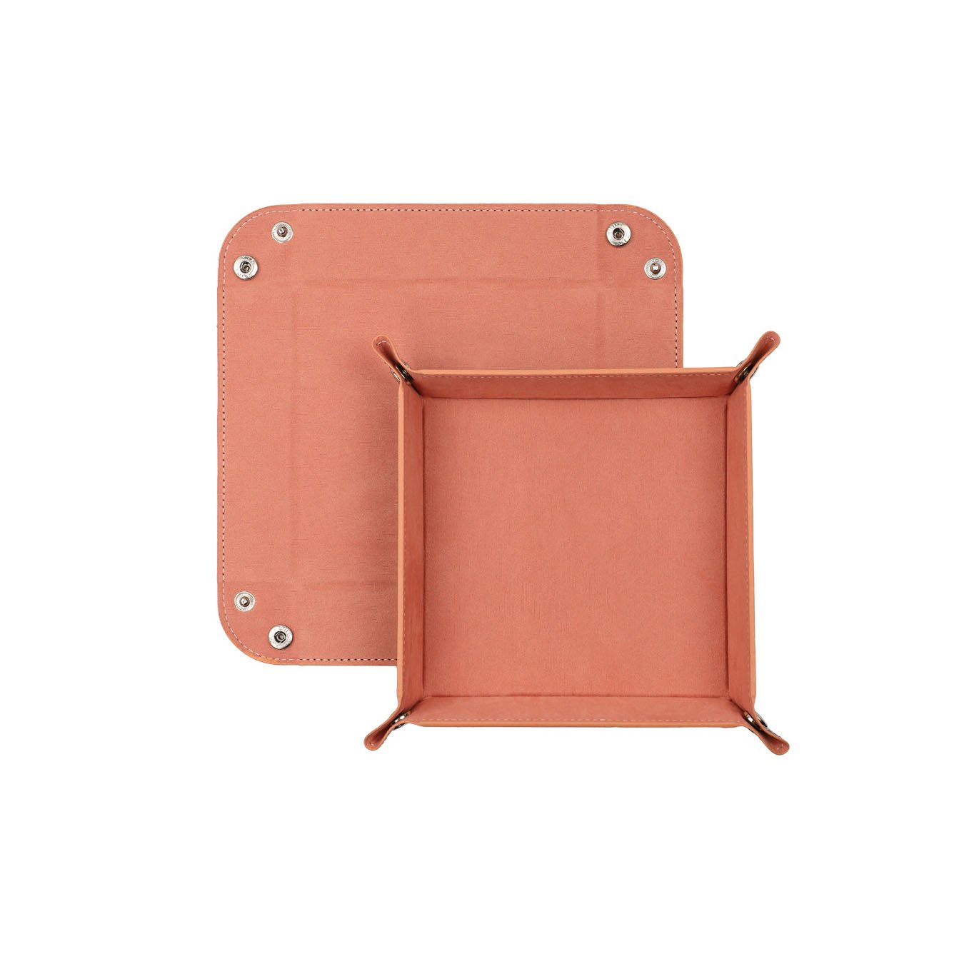 Wholesale PU leather dice Holder Rolling Folding Storage dice tray for Board Game Accessories
