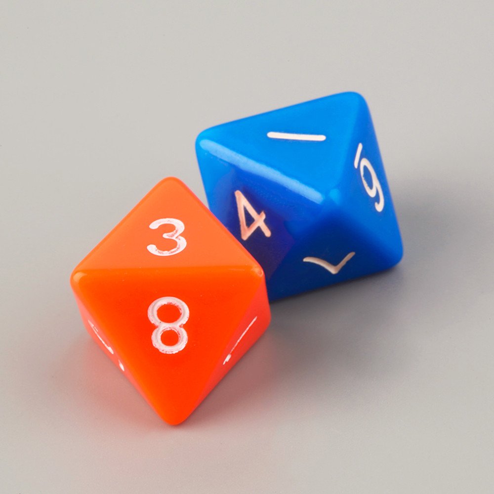 Wholesale d8 8 sided dnd dice games bulk round polyhedral board game dnd dice