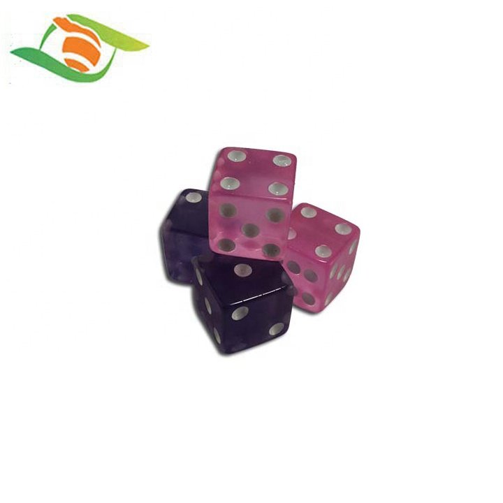 New Promotion Resin or Plastic Acrylic 8mm 16mm 20mm 25mm Dot Custom Printed Casino Adult Game Sex Dice Set