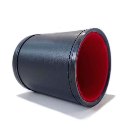 Custom PU Leather Dice Cup Dice shaker cup with custom logo