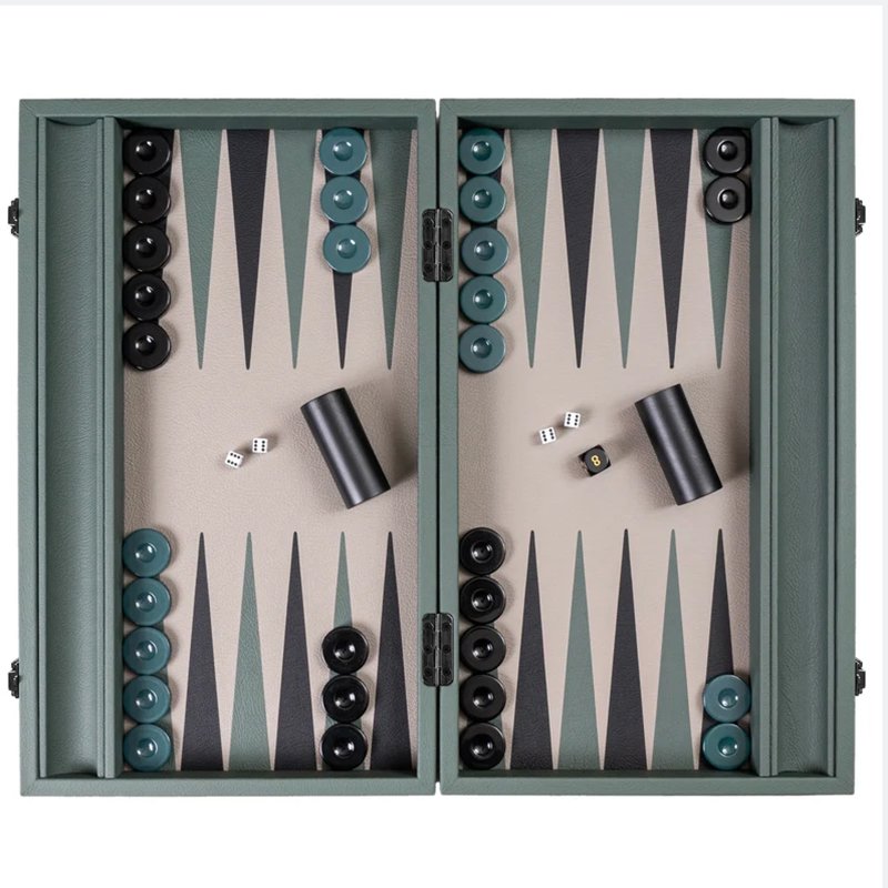 Factory Wholesale Backgammon Chess Checkers Chips Case Box Backgammon Set Portable Backgammon Game Set