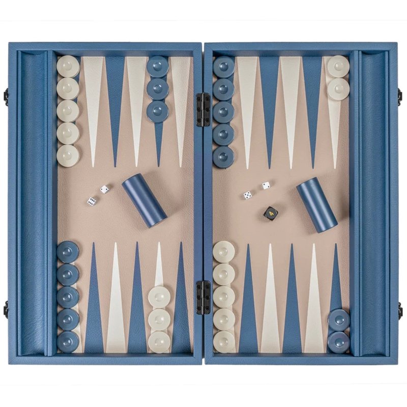 Factory Wholesale Backgammon Chess Checkers Chips Case Box Backgammon Set Portable Backgammon Game Set