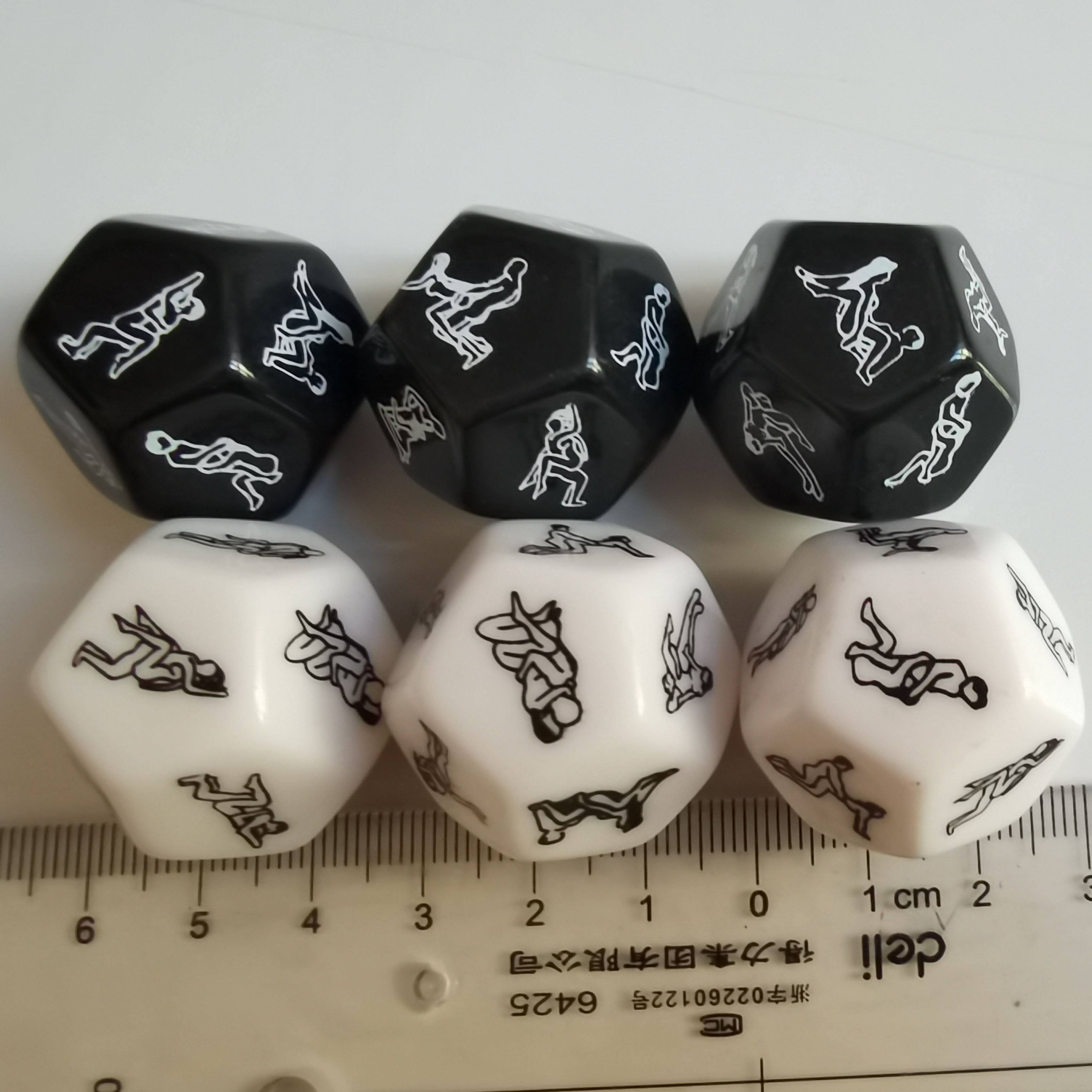 Acrylic new board game resin dice with heat transfer printing logo d6 10mm 12mm 14mm 16mm 18mm 20mm 25mm 30mm game dice