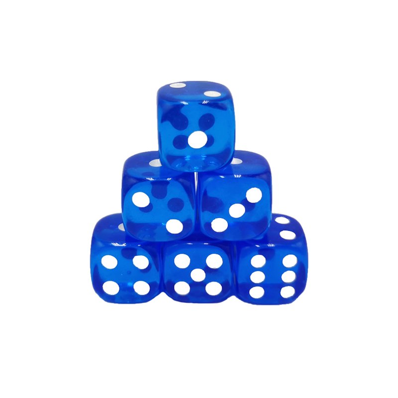 Wholesale custom opaque acrylic game dice of any size any color