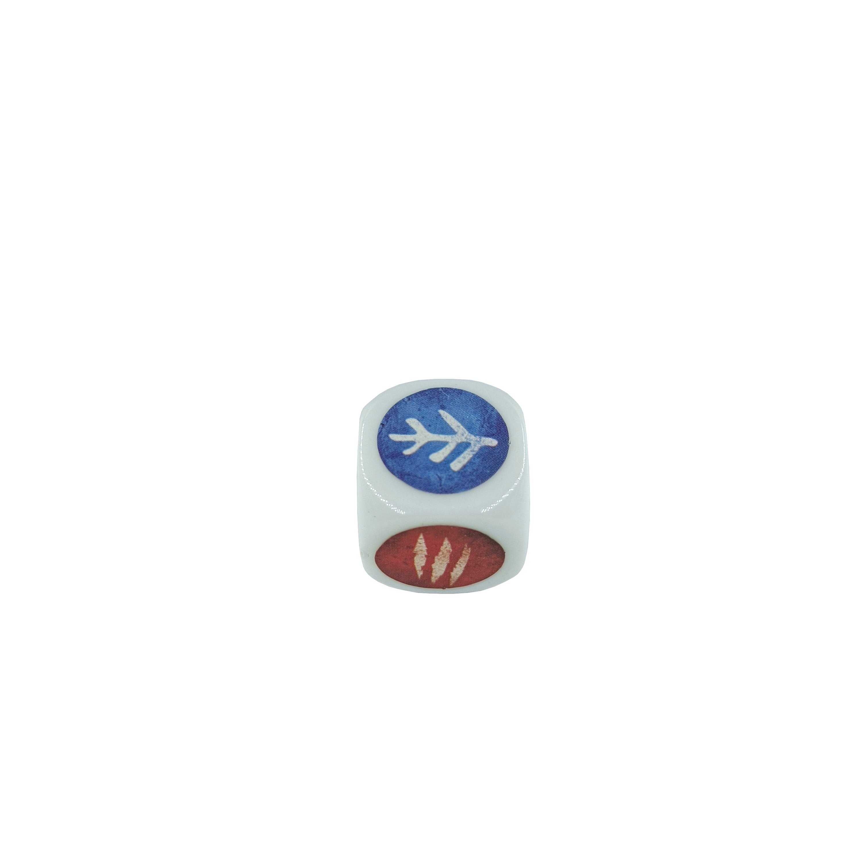 Custom Children's D6 Playing Dice Wood and Acrylic with Paper and Plastic Sticker Design for Education and Board Games