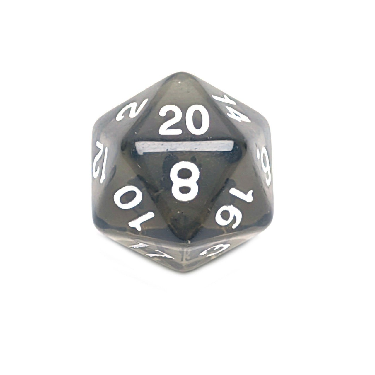 High Quality 20mm Acrylic Rpg Board games D4 D6 D8 D10 D% D12 D20 Transparent black rpg dice