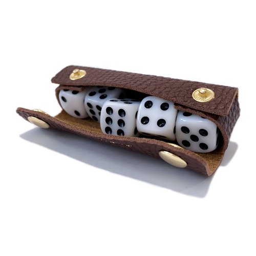 Custom PU Leather packaging box display box dice