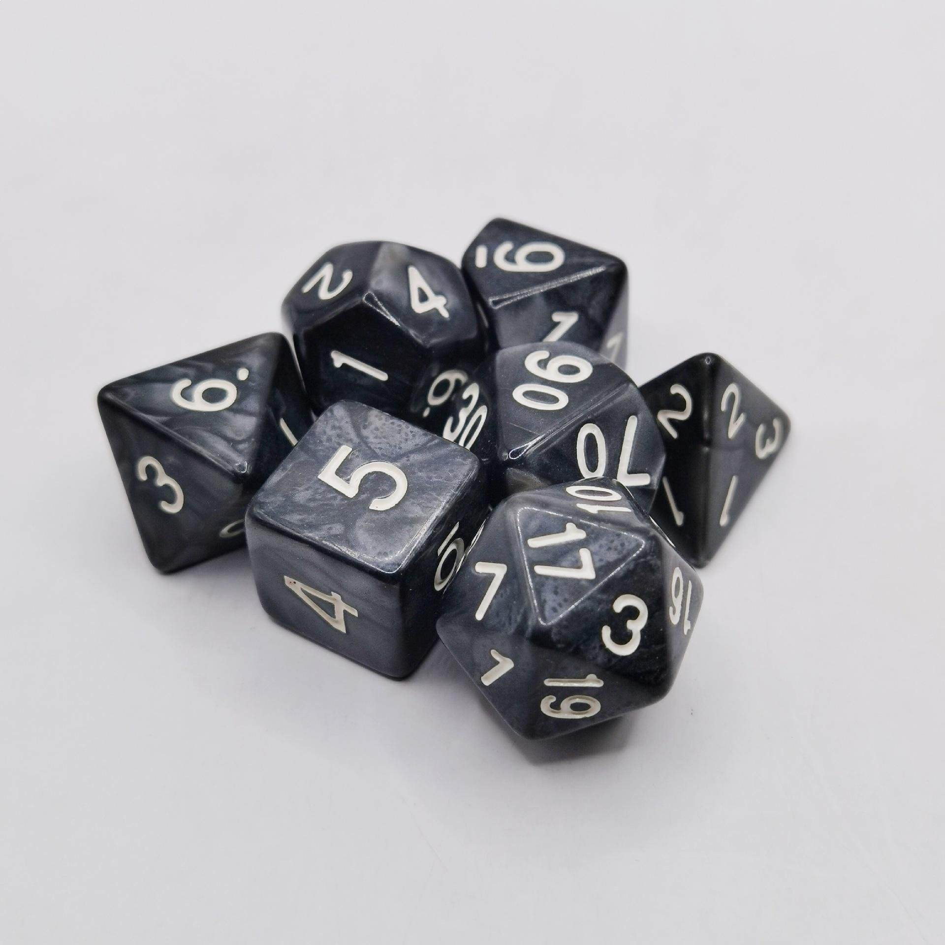 Plastic Polyhedral dice Custom Logo Acrylic Dungeons Dragons Cheap Dice Rpg Set 16mm dice