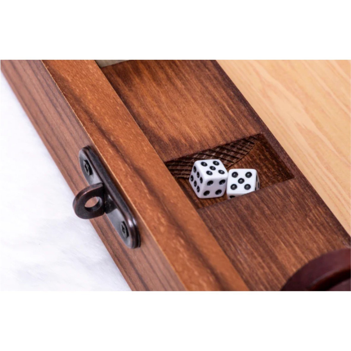 Latest Design Elegant Wooden Backgammon Board Game With Dice & Pieces Foldable Portable Indoor Outdoor Game For Adults