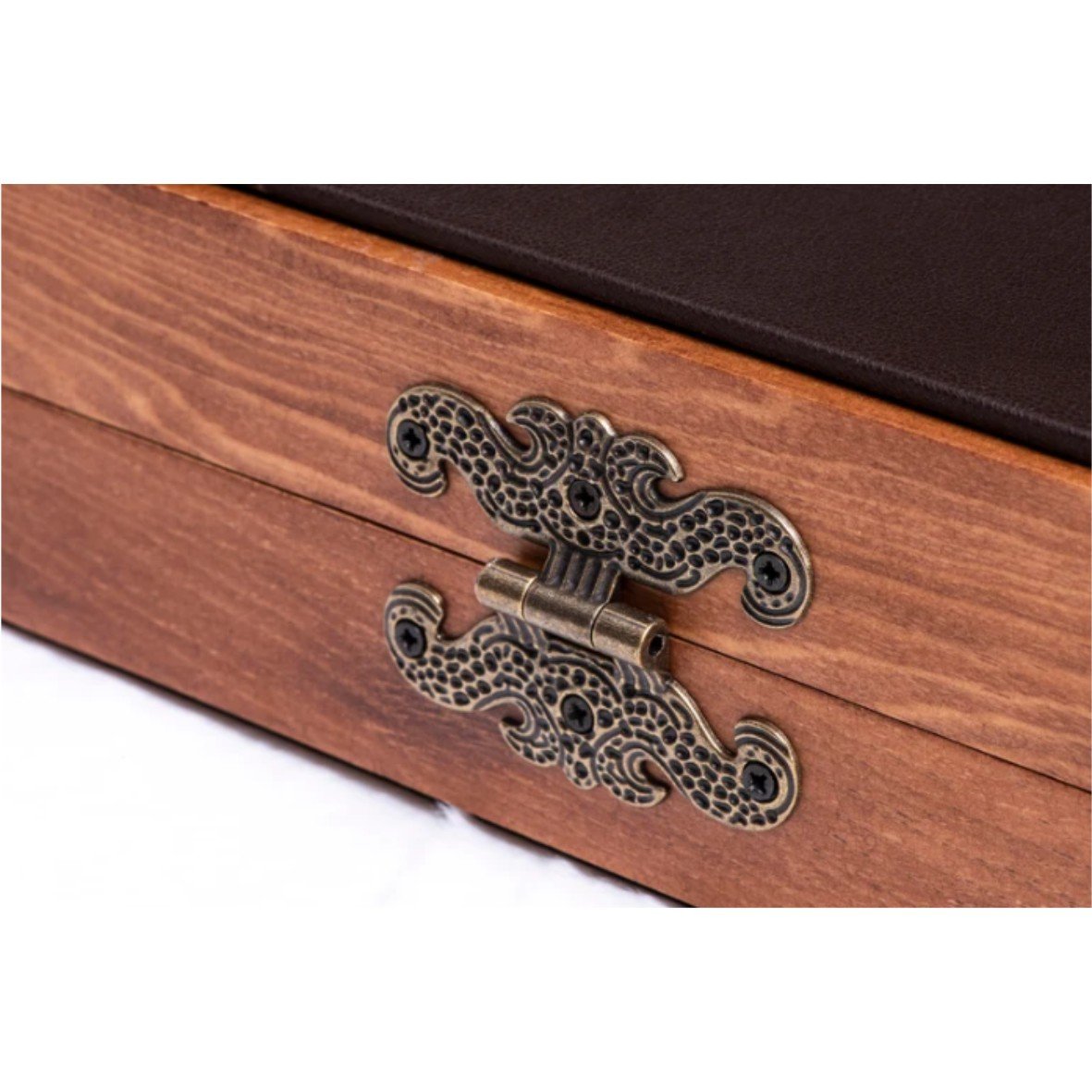 Latest Design Elegant Wooden Backgammon Board Game With Dice & Pieces Foldable Portable Indoor Outdoor Game For Adults