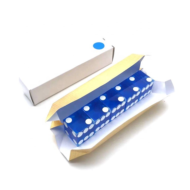 Hot Selling 6 Sides Square Corner Customize Precision Professional Casino Dice 19mm