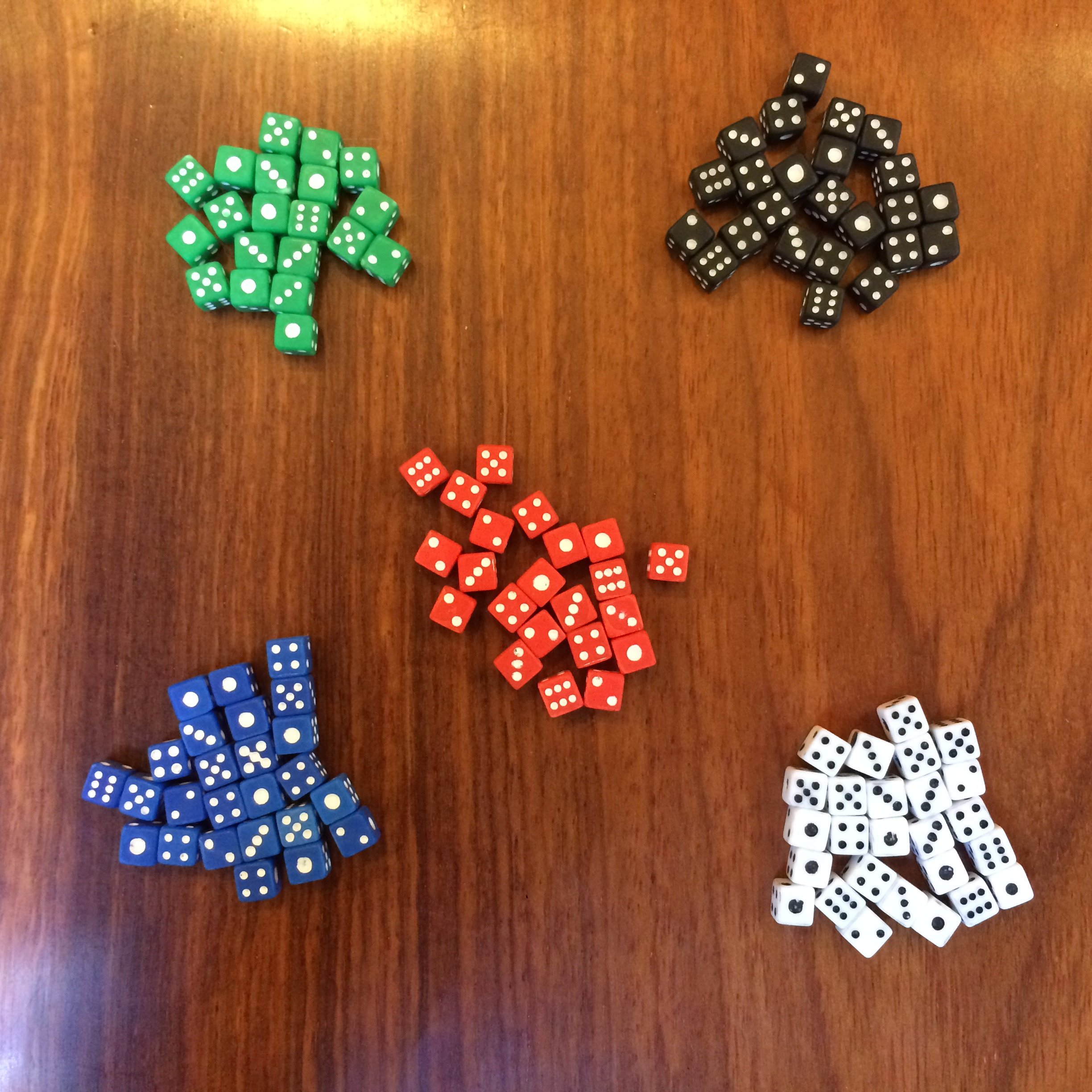 5mm black dice small mini dice small 5# dice with dots multicolor in stock