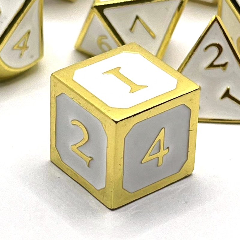 Hot Selling Metal Polyhedron D20 Do Not Disturb Dice for Dungeons & Dragons DND Board Game Board Dice