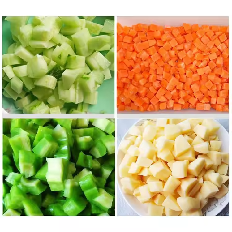 Mini New Condition Vegetable Cutting Machine for Home Use Radish Cucumber Fruit Dicing for Bakery & Flour Mill