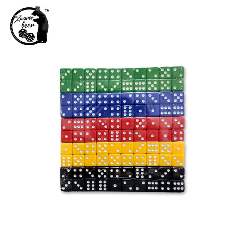 custom D6 16mm New Material Casino Dice Number Dice game Gambling Resin bulk