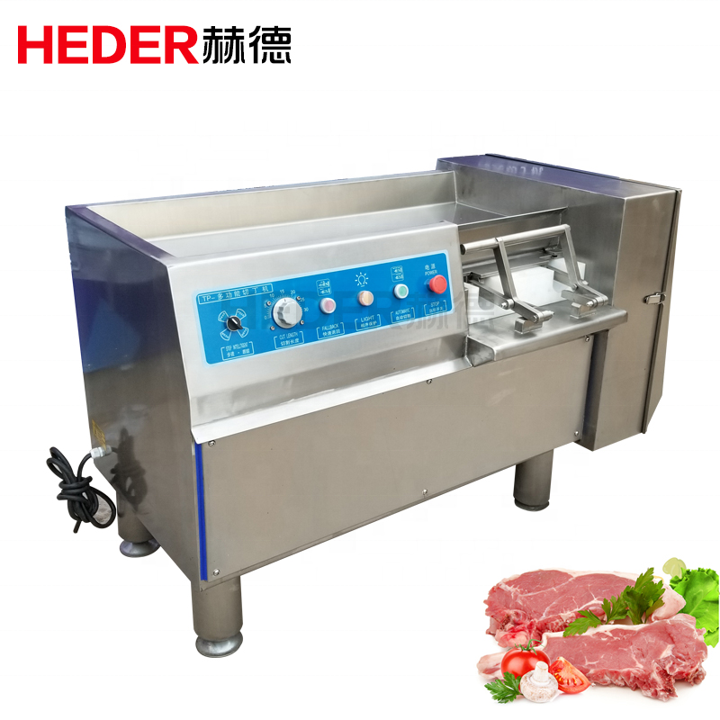Commercial diced chicken meats cube cut cutter model electric 350 slightly frozen meat cubes block dicer dicing machine