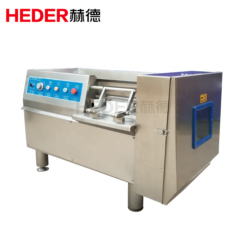 Commercial diced chicken meats cube cut cutter model electric 350 slightly frozen meat cubes block dicer dicing machine