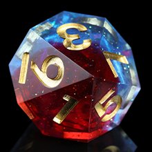 Spot D20 dice edge sharp dice set dungeon and dragon use RPG dice
