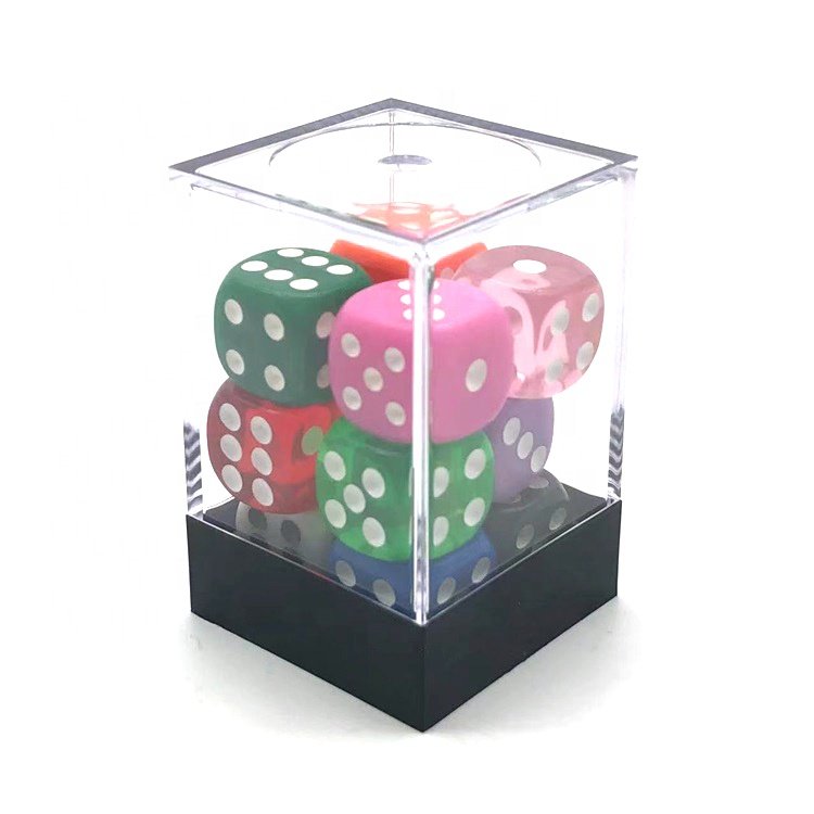 Cheap Price Durable Small Dice Packaging Clear Plastic Dice Box for DisPlay