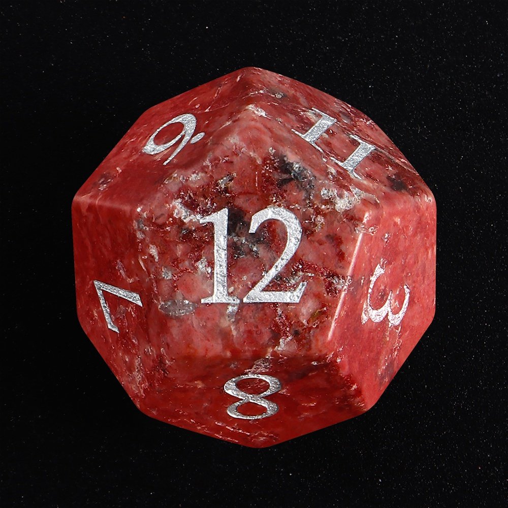 Custom Logo Dice Manufacturers Resin DND Dice Set D12 Handmade Sharps Edge 7 Piece RPG Dice Game for D&D Dungeons and Dragons