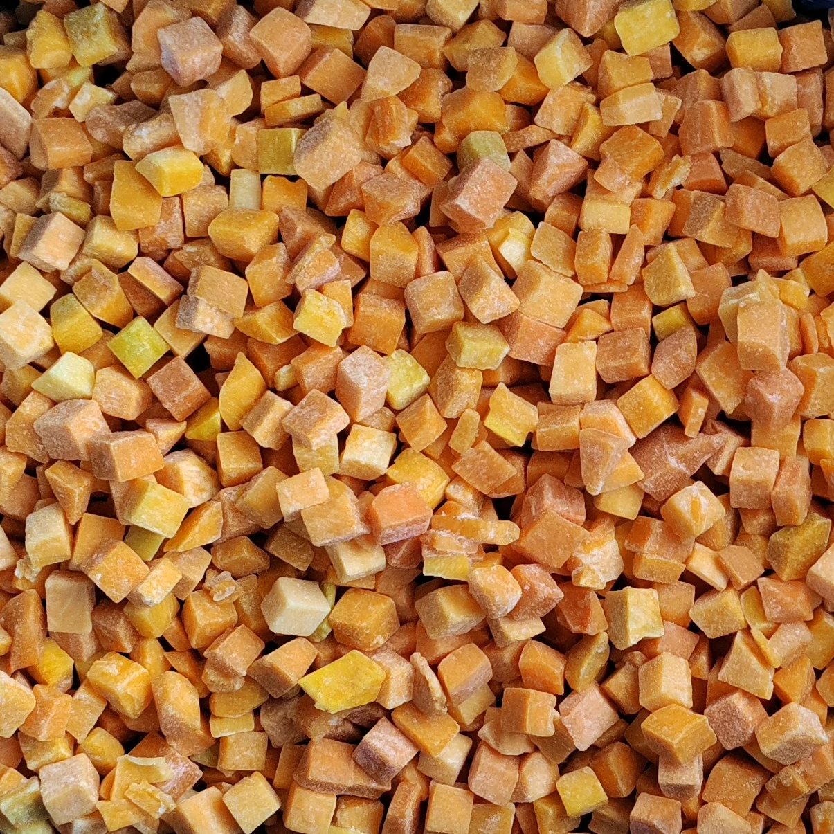 Wholesale bulk frozen pumpkin diced iqf pumpkin chunks frozen vegetables