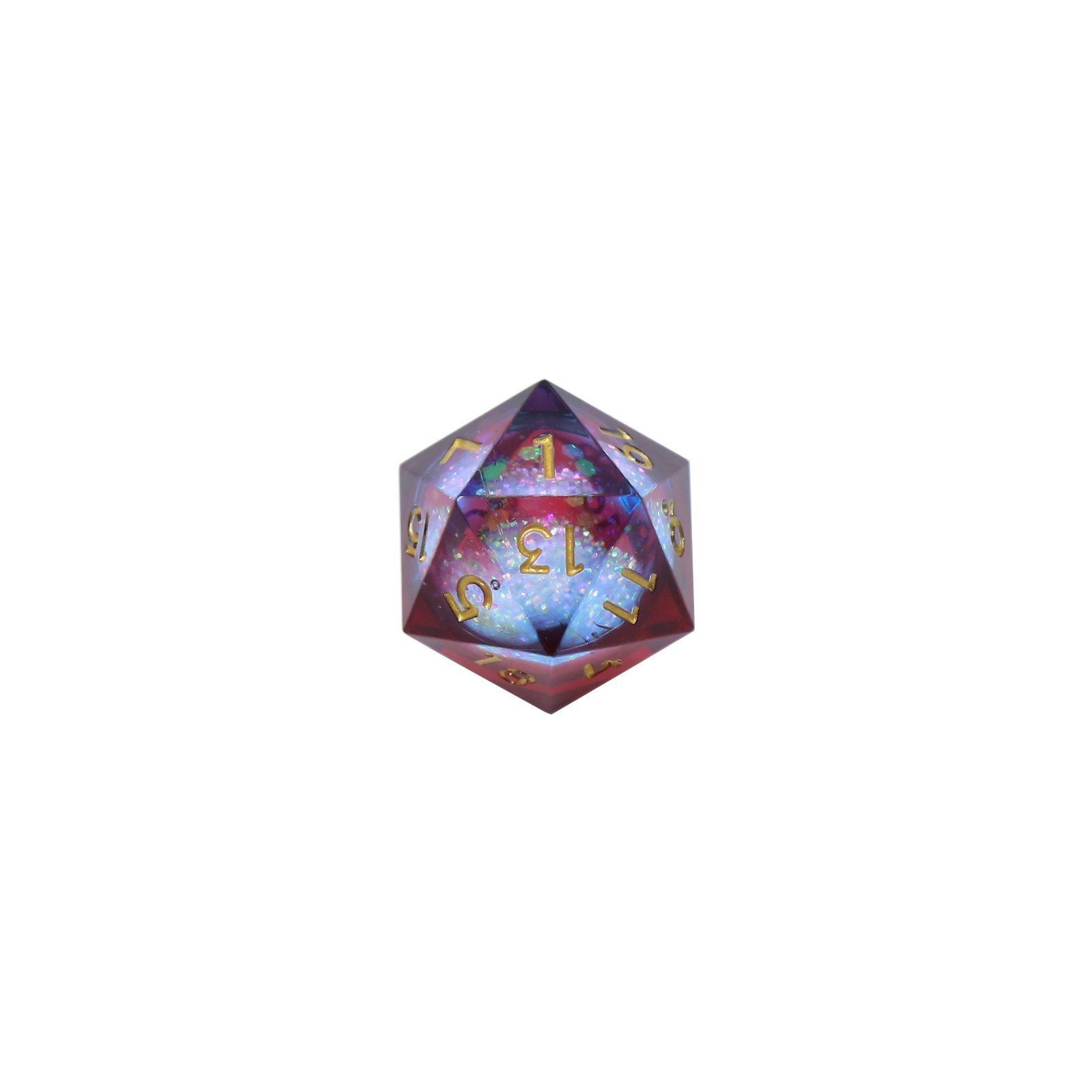 D4 D6 D8 D10 D12 D20 Liquid Core Clean Edge Resin Polyhedral Dice Liquid Core Dice Set