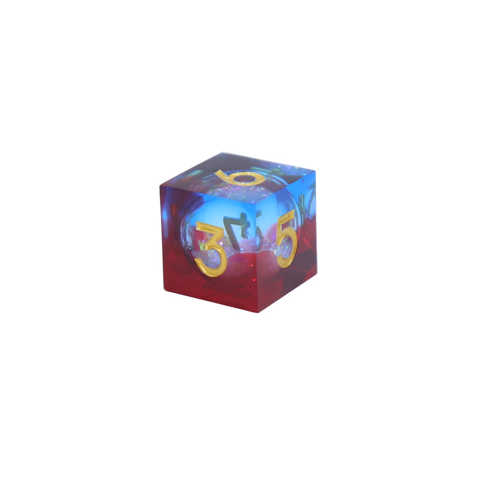 D4 D6 D8 D10 D12 D20 Liquid Core Clean Edge Resin Polyhedral Dice Liquid Core Dice Set
