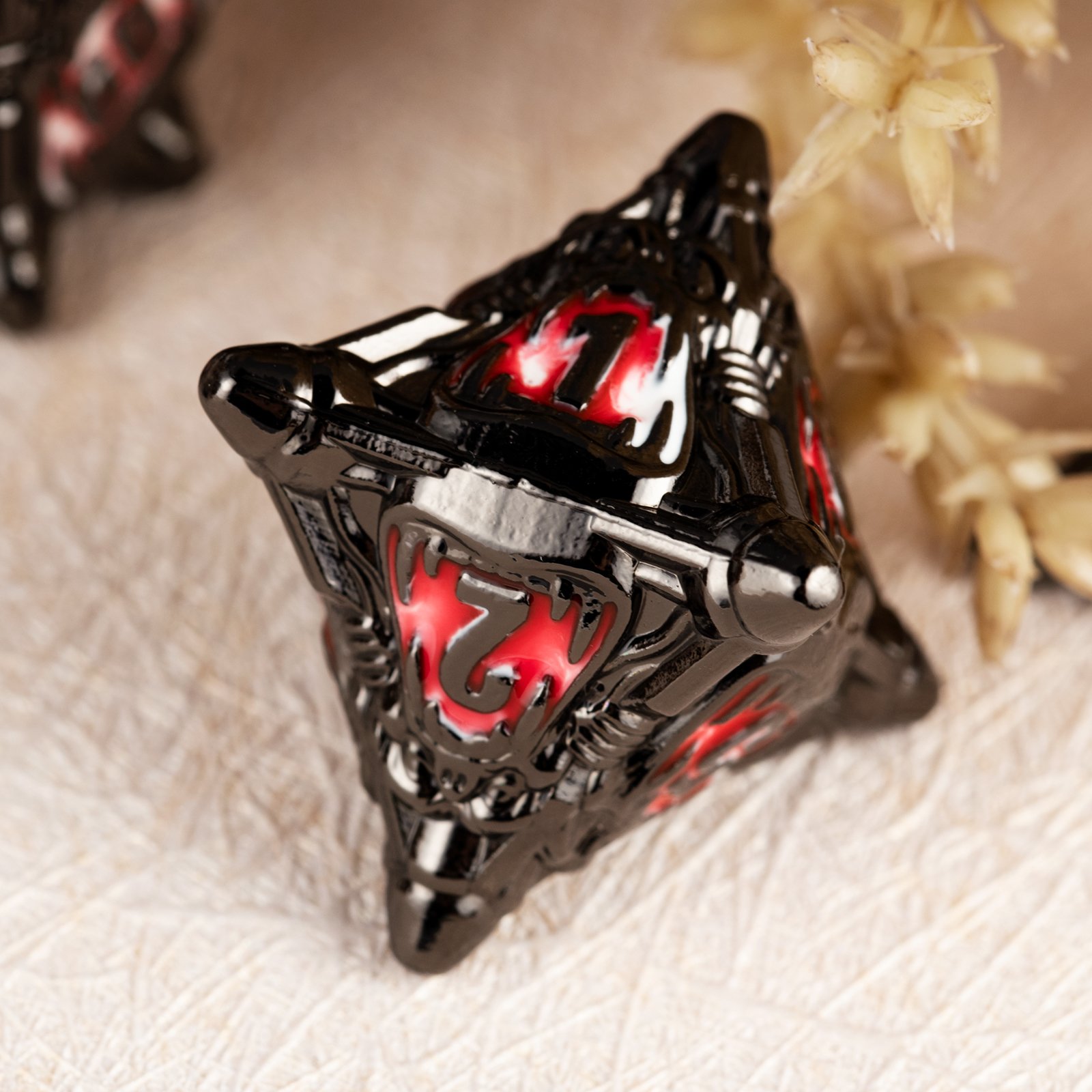 Factory Customized wholesale d&d metal dice set DND RPG game 7PCS Polyhedral Metal Dice Set For Table Game dnd dice set