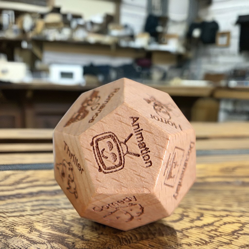 custom pine wood travel Meeple family toys story polyhedral 4 sided dice pawns accessories Wooden Components wooden dice set