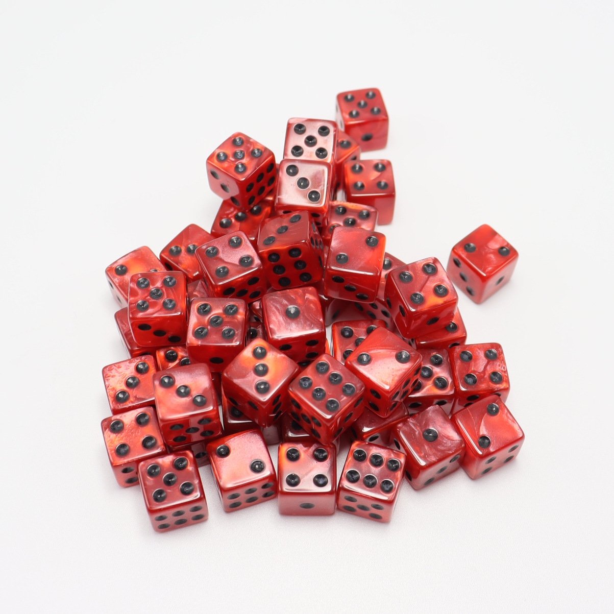 Bulk Blank 12mm Square Corner Acrylic Custom Dice for Casino Drinking Adult Game