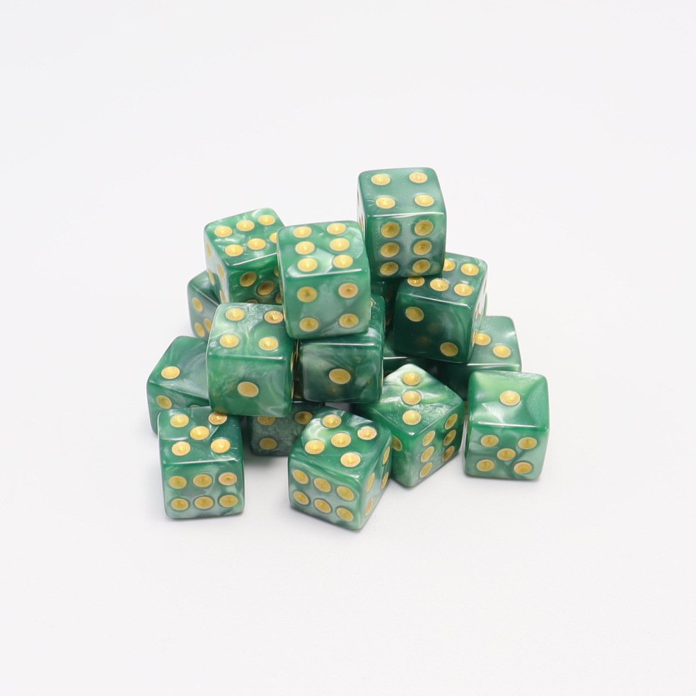 Bulk Blank 12mm Square Corner Acrylic Custom Dice for Casino Drinking Adult Game