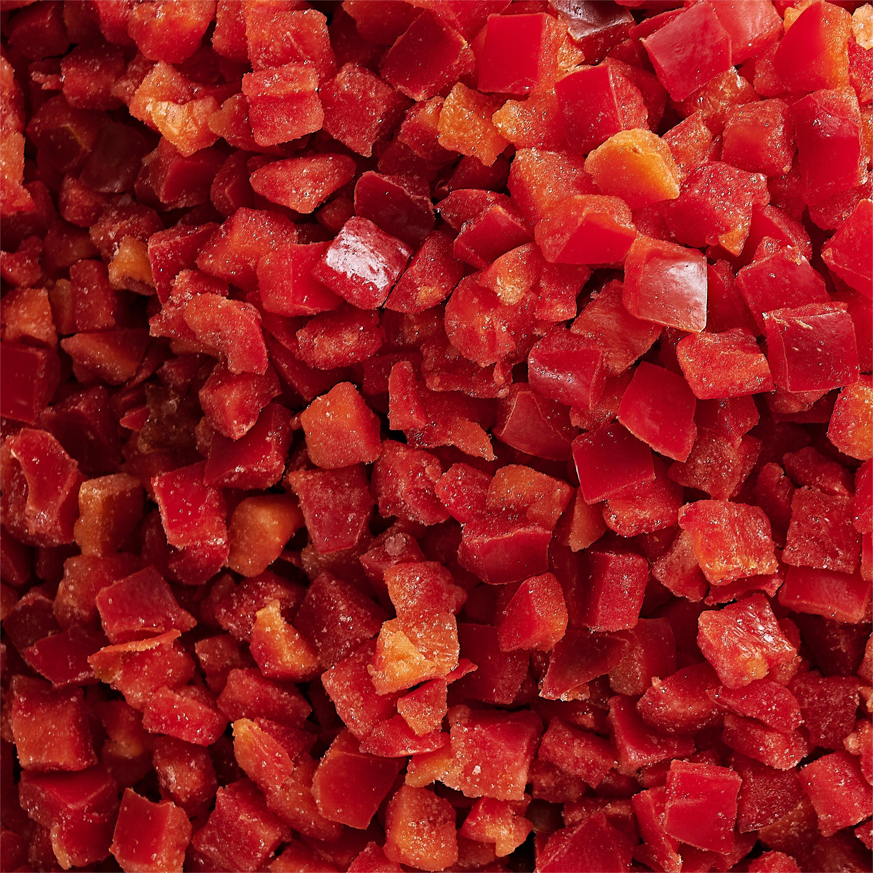 IQF factory direct export frozen red pepper dices wholesale frozen red pepper dices