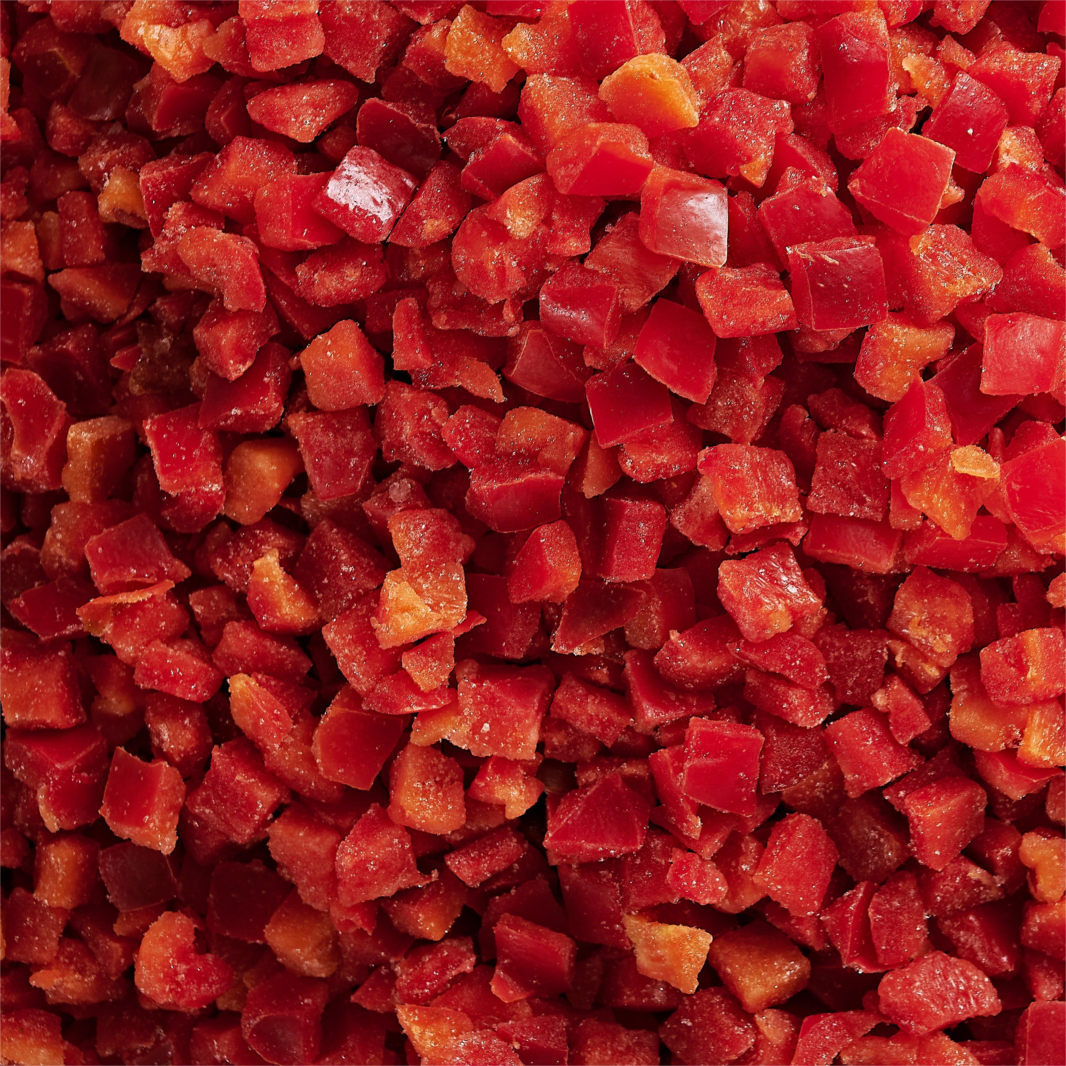 IQF factory direct export frozen red pepper dices wholesale frozen red pepper dices