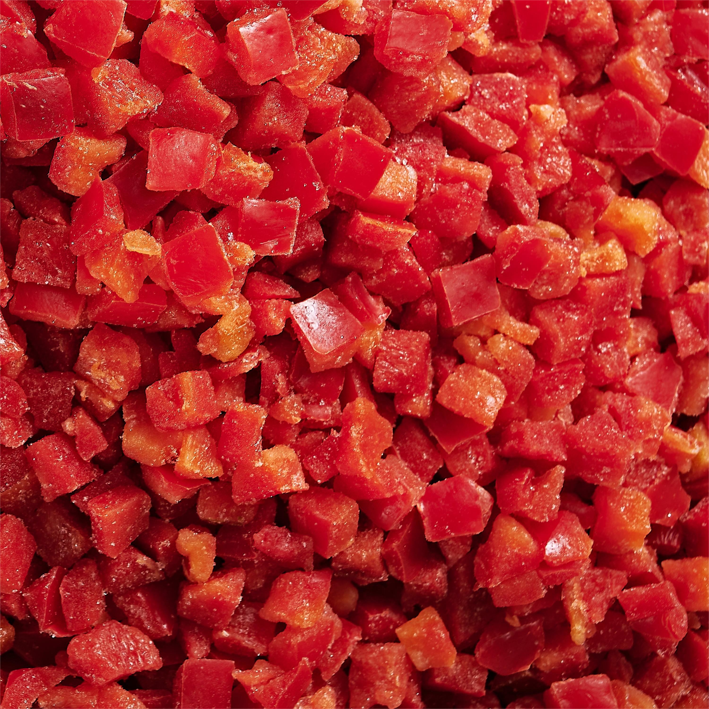 IQF factory direct export frozen red pepper dices wholesale frozen red pepper dices