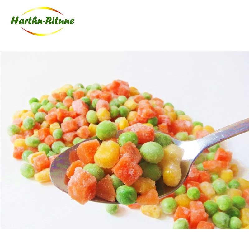 Wholesale price frozen mixed vegetables carrot dices corn kernels green soya bean