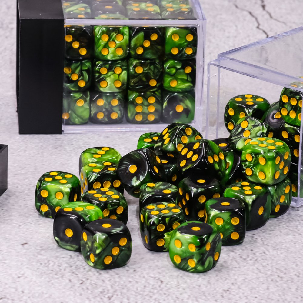 High Quality 6 Sided Polyhedral Acrylic Dice 16mm Colored Plastic Spots Gaming DND Dungeons Dragons Soft Hand Feeling Resin