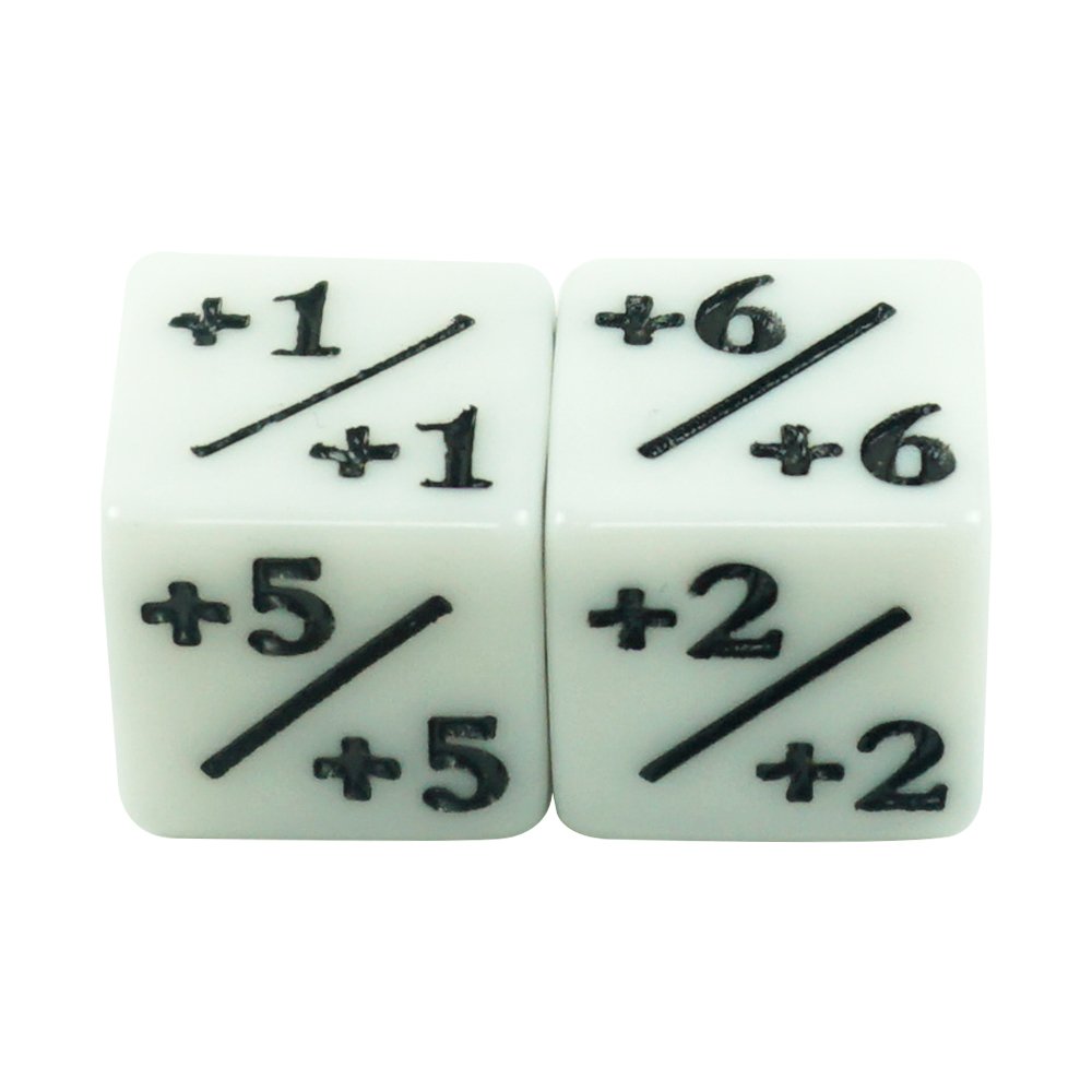 2023 new design 16mm Fun Multiplier Dice Black White square Counter Fraction Dice for Various dice maths games